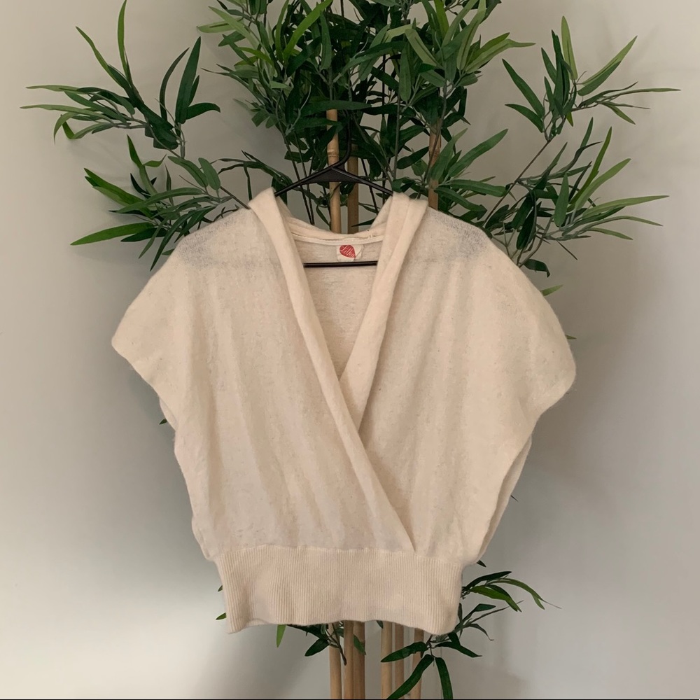 Anthropologie Lilka Half Sleeve Cashmere Pullover